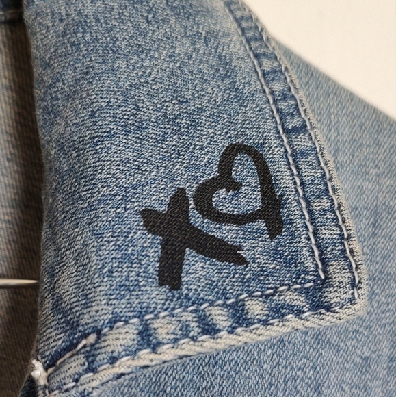 Torrid Barbie Women's Blue Button Down Denim Jacket - Picture 6 of 11